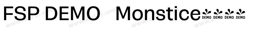 FSP DEMO   Monstice字体转换